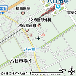 千葉県匝瑳市八日市場イ91周辺の地図