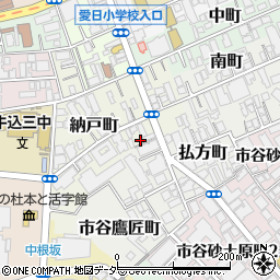 東京都新宿区納戸町34周辺の地図