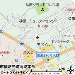 千葉県匝瑳市八日市場イ2661周辺の地図