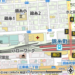 こてがえし アルカキット錦糸町周辺の地図