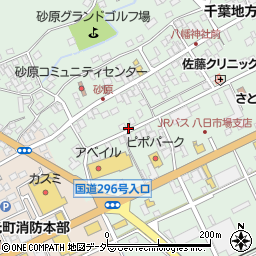 千葉県匝瑳市八日市場イ2681周辺の地図