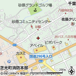 千葉県匝瑳市八日市場イ2670周辺の地図