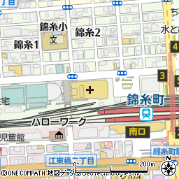 ＴＨＲＥＥＰＰＹアルカキット錦糸町店周辺の地図