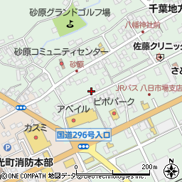 千葉県匝瑳市八日市場イ2680周辺の地図