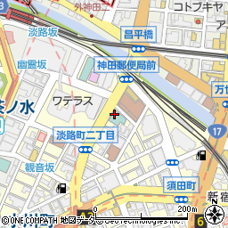 ファミリーマートホテルマイステイズ御茶ノ水店周辺の地図