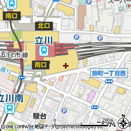 まぐろ人 立川店周辺の地図