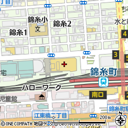 大戸屋アルカキット錦糸町店周辺の地図