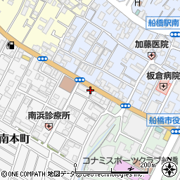 千葉県船橋市南本町1-14周辺の地図