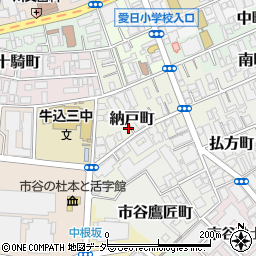 東京都新宿区納戸町27周辺の地図