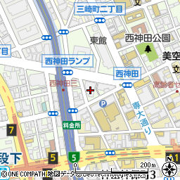 東京都千代田区西神田3丁目2周辺の地図