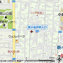 東京都小金井市東町4丁目16-19周辺の地図