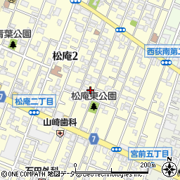 東京都杉並区松庵2丁目11-36周辺の地図