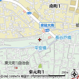 東京都国分寺市東元町1丁目214周辺の地図
