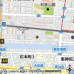 名鉄協商秋葉原駅東駐車場周辺の地図