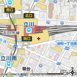 りそな銀行立川駅南口サザン１階 ＡＴＭ周辺の地図