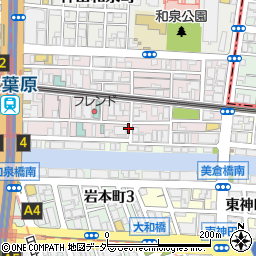東京都千代田区神田佐久間町3丁目13周辺の地図