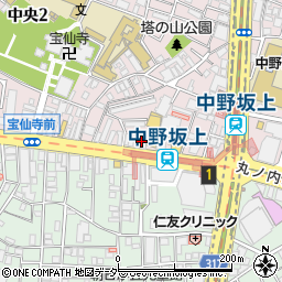 住友不動産販売株式会社　中野坂上営業センター周辺の地図