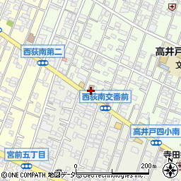 荻窪消防署西荻出張所周辺の地図