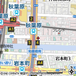 株式会社新日本警備保障　秋葉原支店周辺の地図