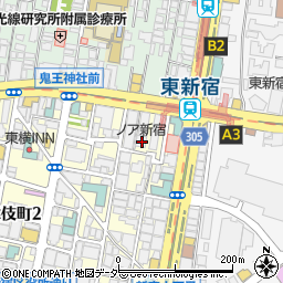 東京都新宿区歌舞伎町2丁目4 3の地図 住所一覧検索 地図マピオン