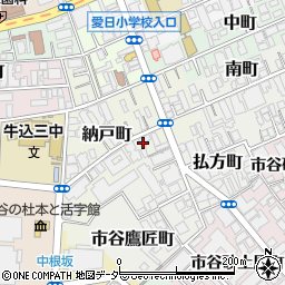 東京都新宿区納戸町36周辺の地図