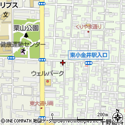 東京都小金井市東町4丁目13-26周辺の地図