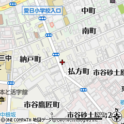 東京都新宿区納戸町1周辺の地図