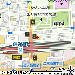 ＶＡＬＯＮＴＯＫＹＯ錦糸町周辺の地図