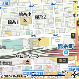 保険見直し本舗アルカキット錦糸町店周辺の地図