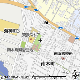 千葉県船橋市南本町11-2周辺の地図