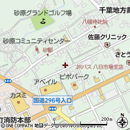 千葉県匝瑳市八日市場イ2678周辺の地図