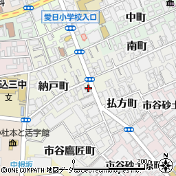 東京都新宿区納戸町35周辺の地図