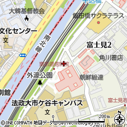 リパーク東京逓信病院診療棟駐車場周辺の地図
