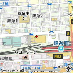 三代目文治 アルカキット錦糸町店周辺の地図