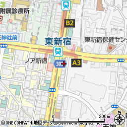 東新宿歯科予防ケアクリニック周辺の地図