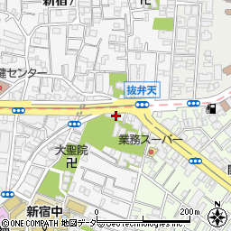 スカイコート新宿壱番館周辺の地図