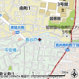 東京都国分寺市東元町1丁目12周辺の地図