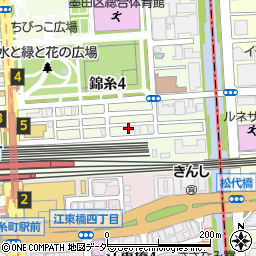 ティエヌ　錦糸町店周辺の地図