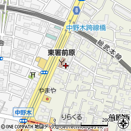 第２川奈部荘周辺の地図