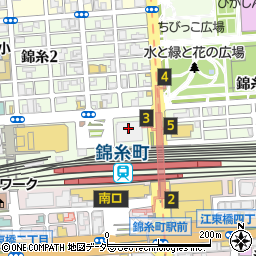ミスタークラフトマンアルカイースト錦糸町店周辺の地図
