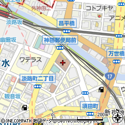 神田郵便局 ＡＴＭ周辺の地図