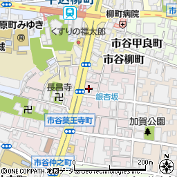 東京都新宿区市谷薬王寺町15周辺の地図