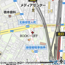 ＥＣＣ日本語学院　新宿校周辺の地図