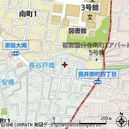 東京都国分寺市東元町1丁目12-8周辺の地図