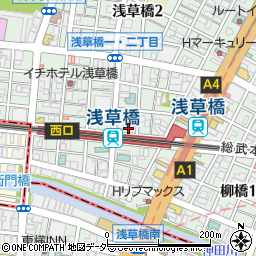 株式会社松栄　浅草橋店周辺の地図