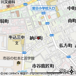 東京都新宿区納戸町28周辺の地図