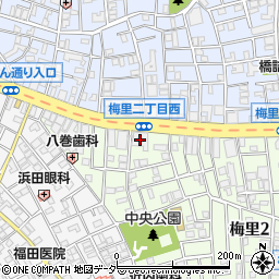 サイクルベースあさひ　杉並梅里店周辺の地図