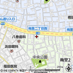 サイクルベースあさひ　杉並梅里店周辺の地図