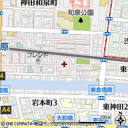 ザ・パーク神田佐久間町３丁目第１駐車場周辺の地図
