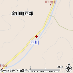岐阜県下呂市金山町戸部1305周辺の地図